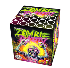 Zombie party 25 strzaw 36 mm