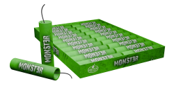 Monster green 20sztuk