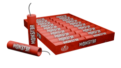 Monster red 20sztuk