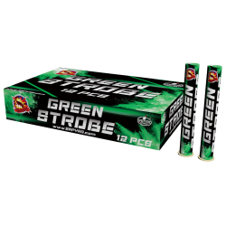 Stroboskop 50 sekund zielony 12 sztuk