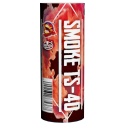 wieca dymna SMOKE TS-40 czerwona 5 Sztuk