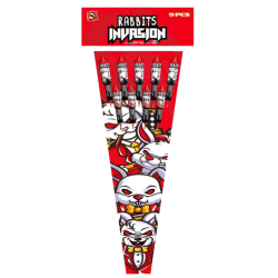 Rabbits Invasion 9 sztuk 37-47 mm