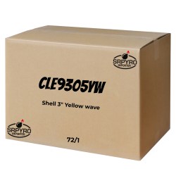 Shell 3" yellow wave 75mm